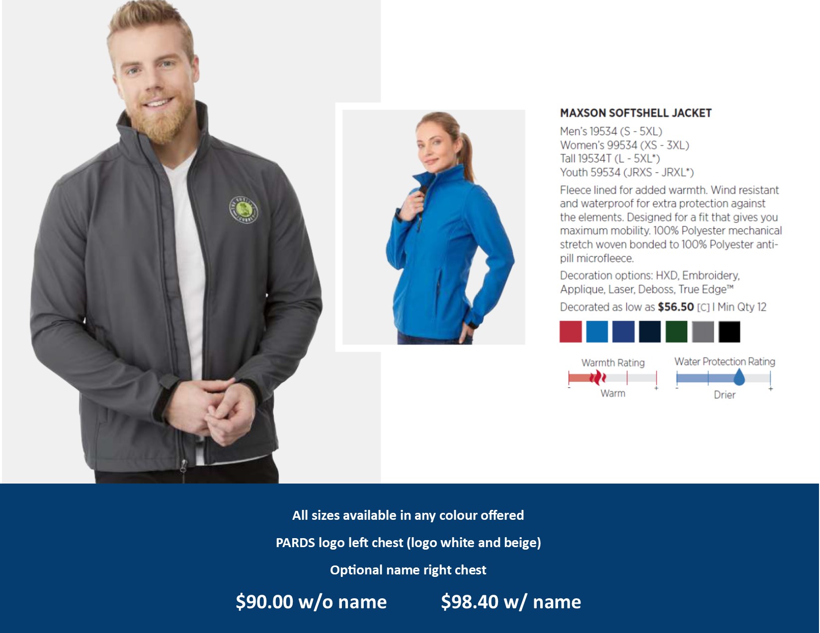 Pards Jackets Peace Area Riding For The Disabled Society Pards